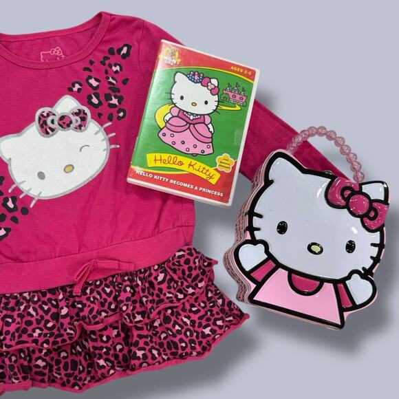 Hello Kitty Pink Dress / Tunic Size 6 - Picture 9 of 9